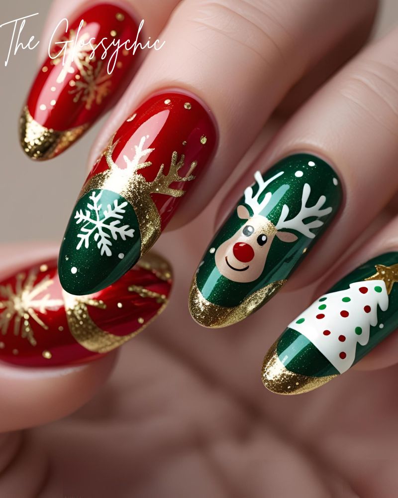 Festive nails