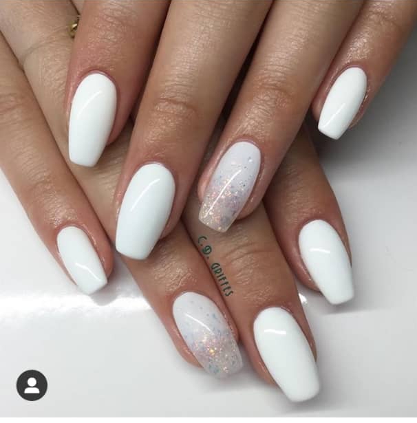 white nail designs