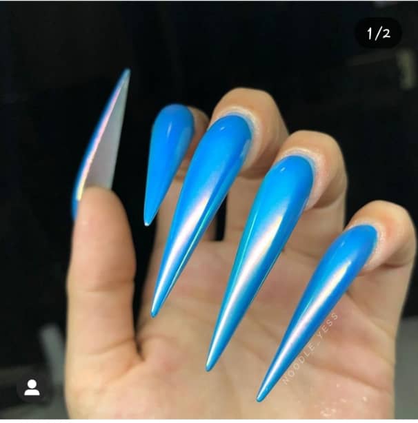 long stiletto nails