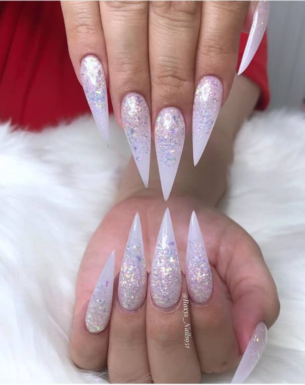 stiletto nail design