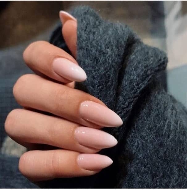 nude nail design