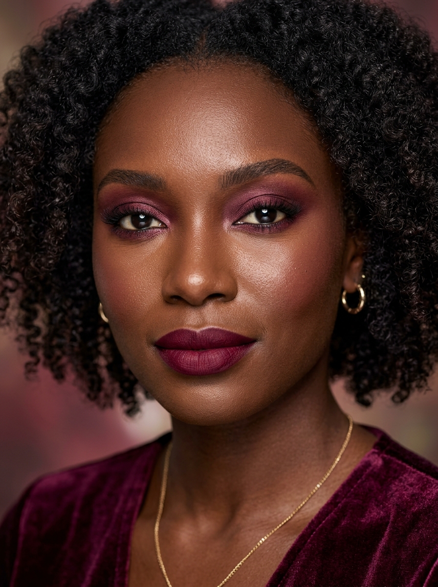 Berry Monochromatic Makeup