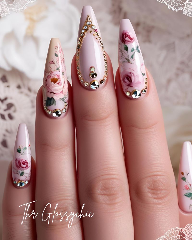 Beautiful Stiletto Nail Design Ideas