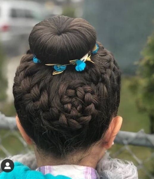 bun hairstyles for kids