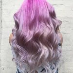 colourful long wavy hairstyles
