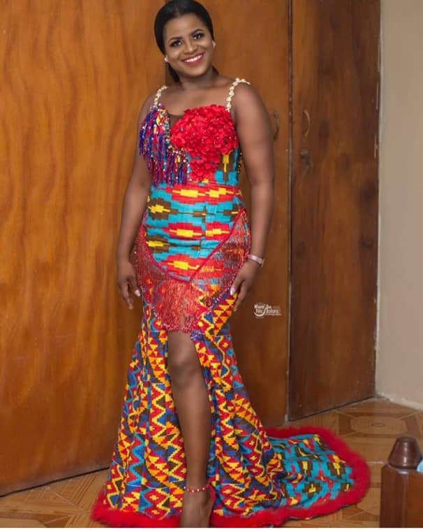 kente dress styles for traditional wedding