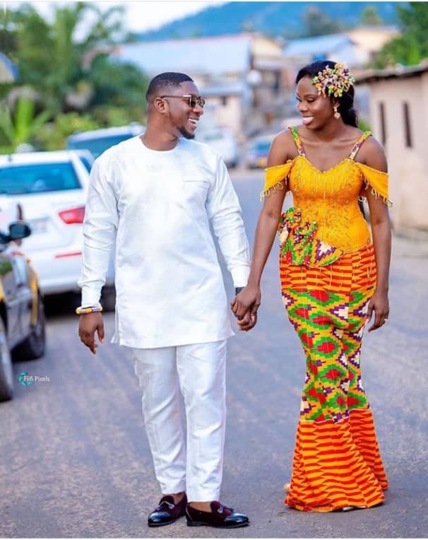 kente dress styles for traditional wedding