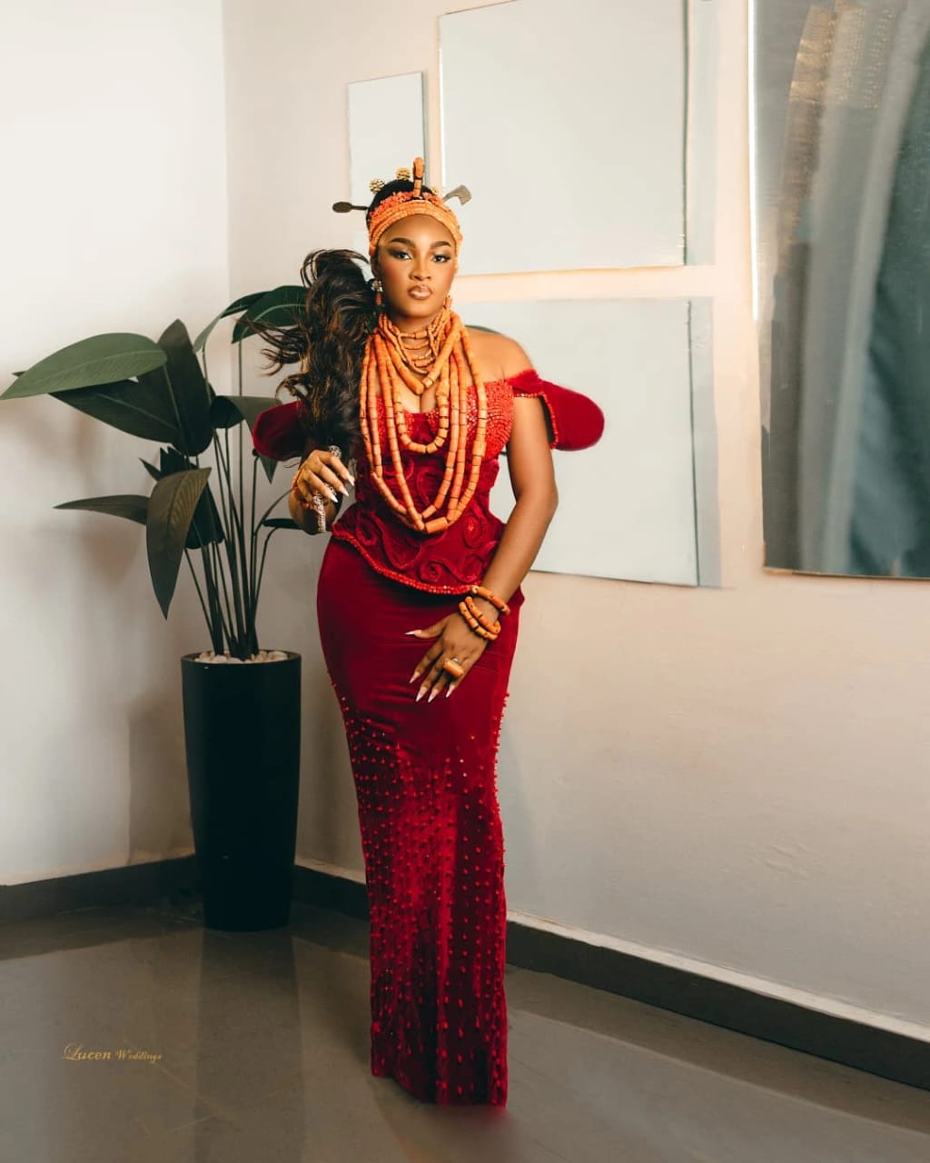 40 Gorgeous Wedding Dress Styles For Your African Traditional Wedding 21