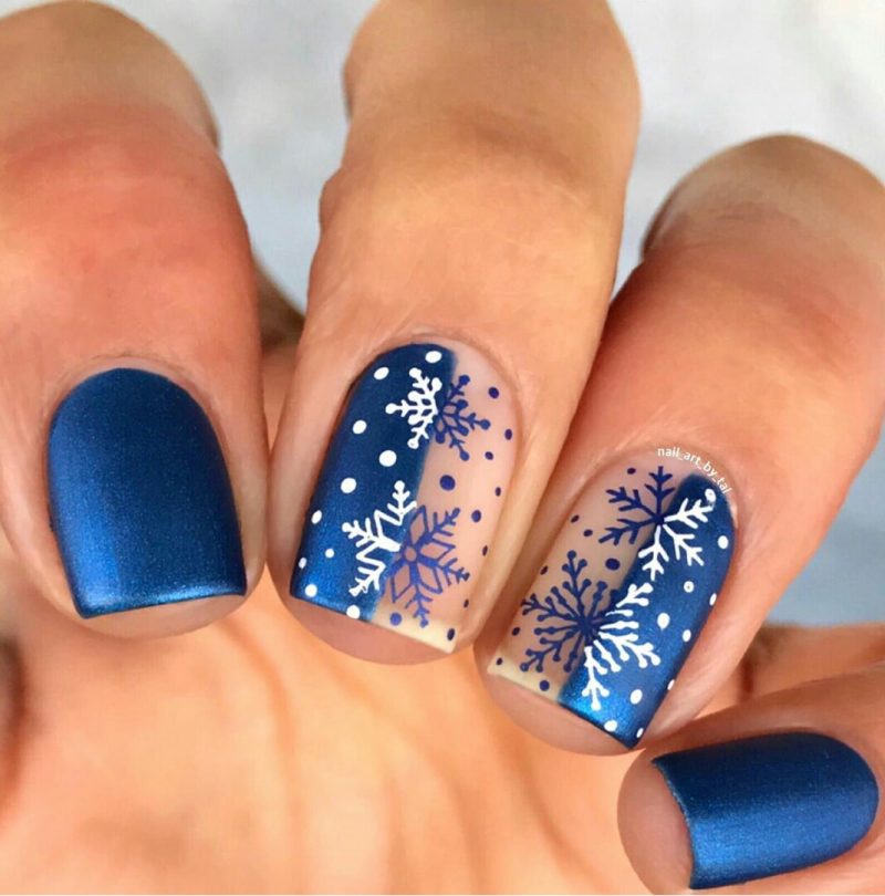 30+ Wondrous Winter Nail Design Ideas For 2020 - The Glossychic