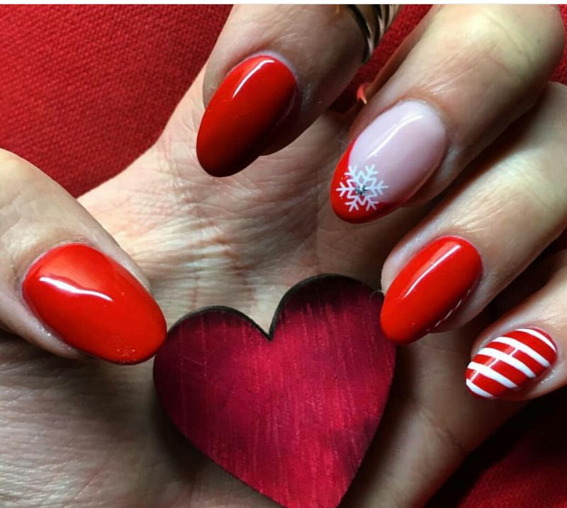 70+ Smashing Red Nail Designs That Are Perfect For February 2020 - The