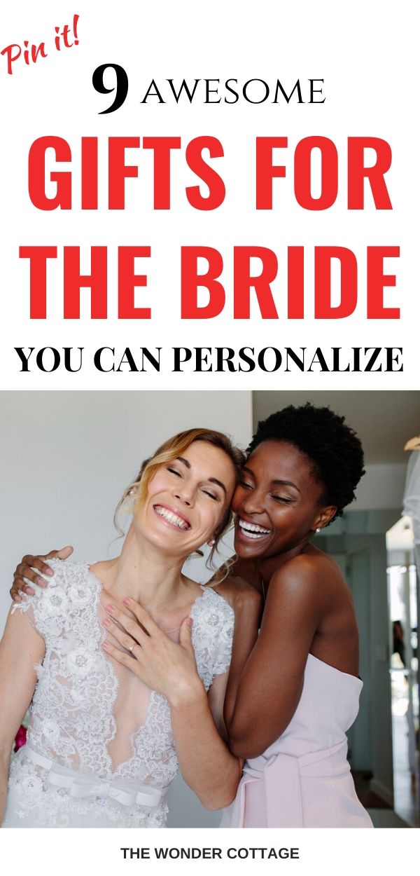 gifts for the bride you can personalize