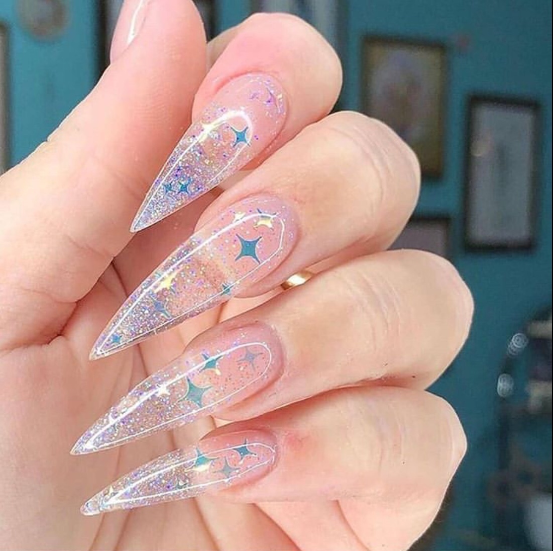 50+ Glam Nail Designs For Prom 2020 - The Glossychic