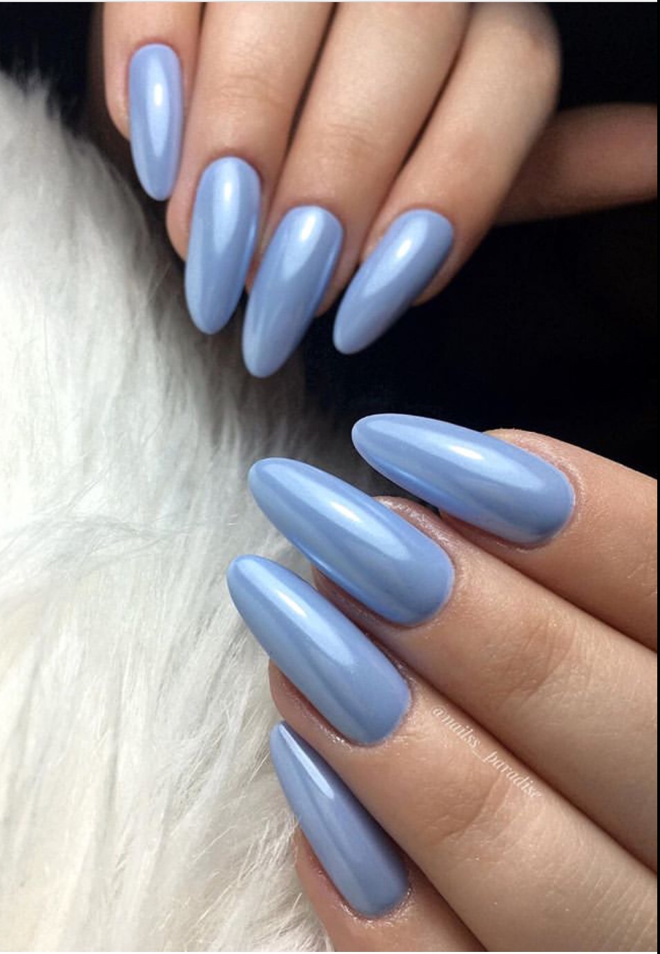 50+ Fabulous Blue Nail Designs - The Glossychic