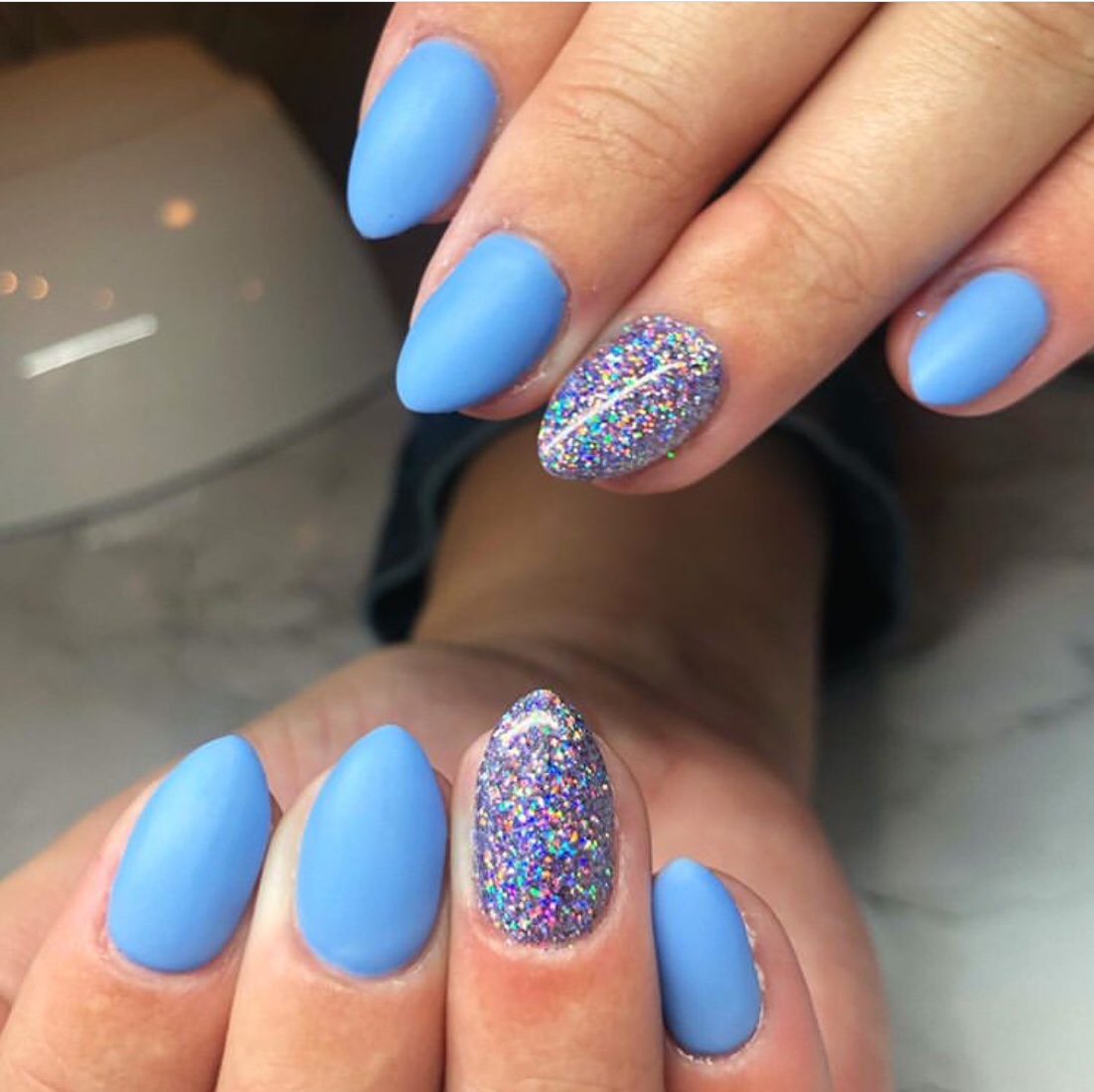 Spring Nails With Glitter | Daily Nail Art And Design