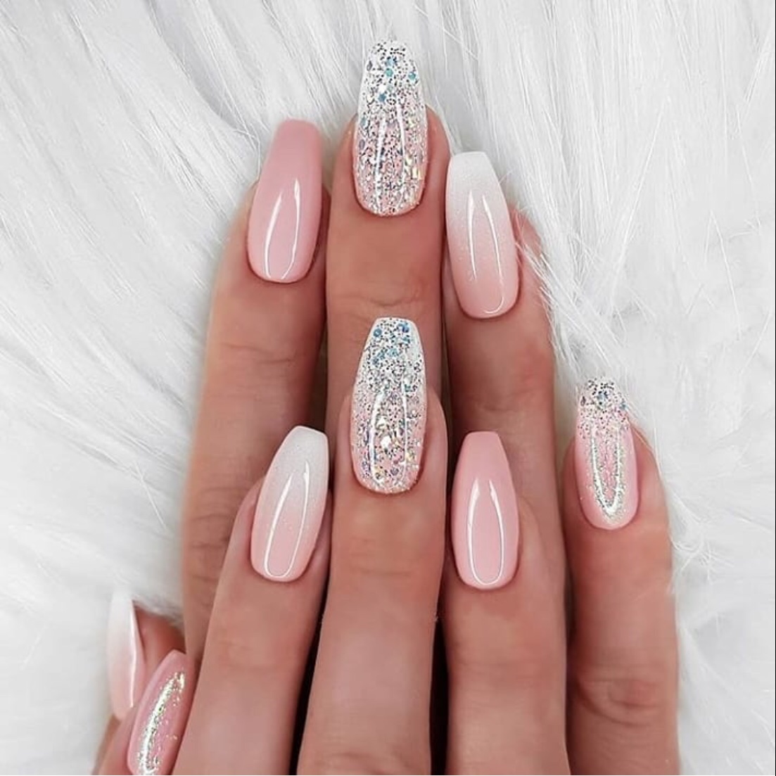 Classy Wedding Nails