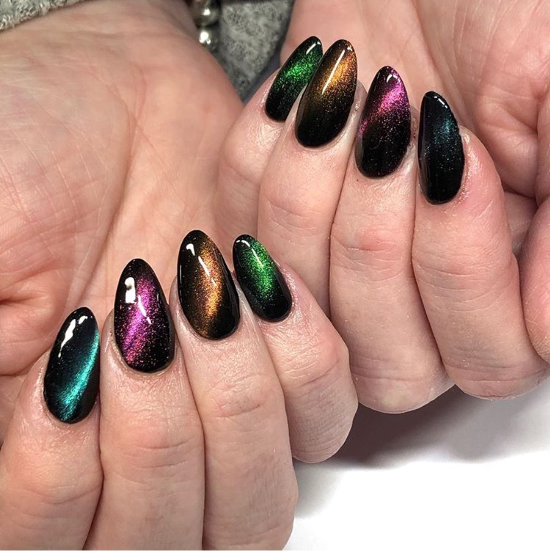 galaxy inspired nails