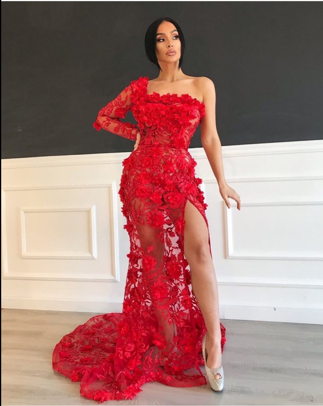 11 Elegant Red Evening Dresses - The Glossychic