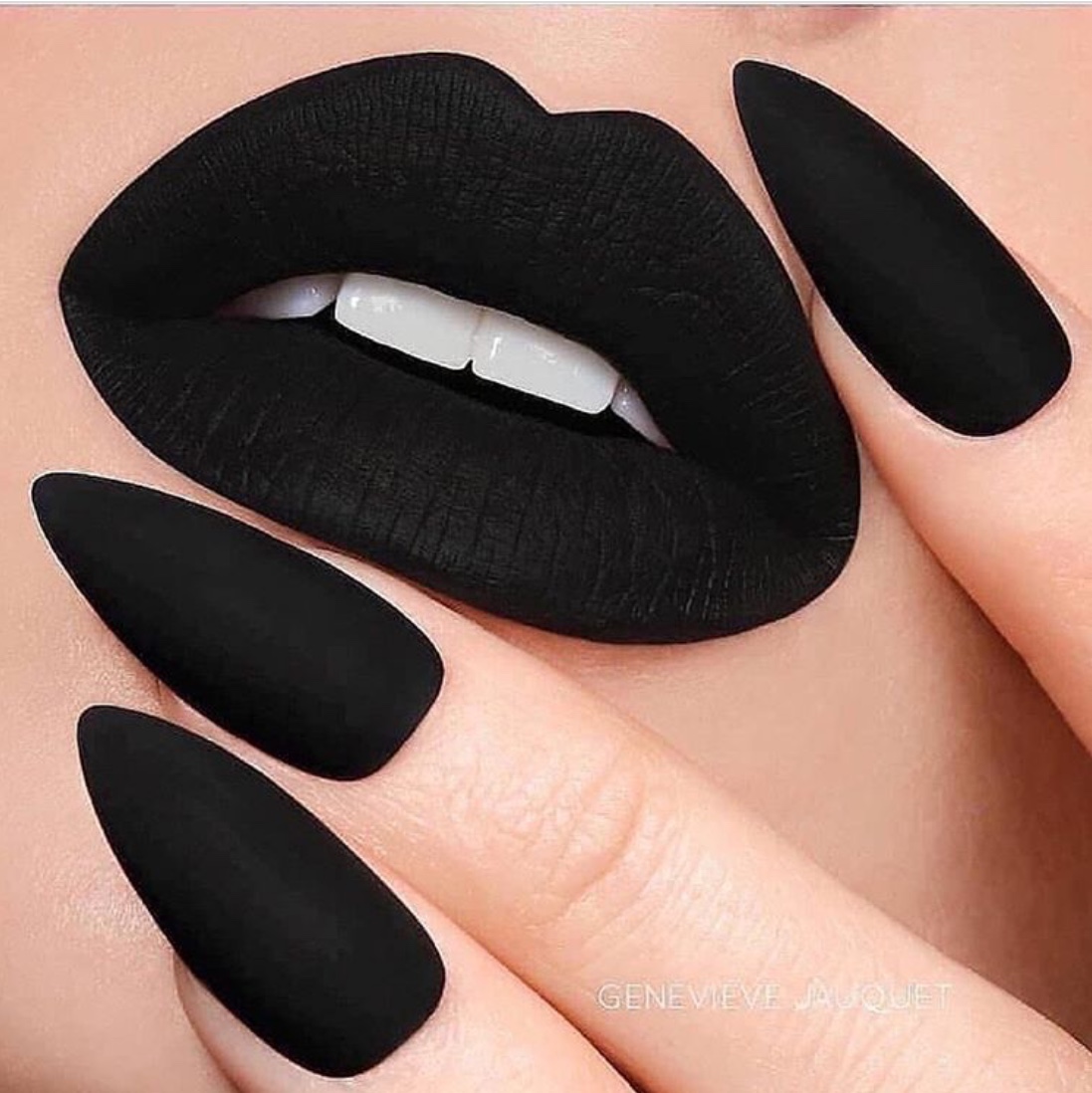 40 Matching Lips And Nails Combos You Should Definitely Try - The Glossychic