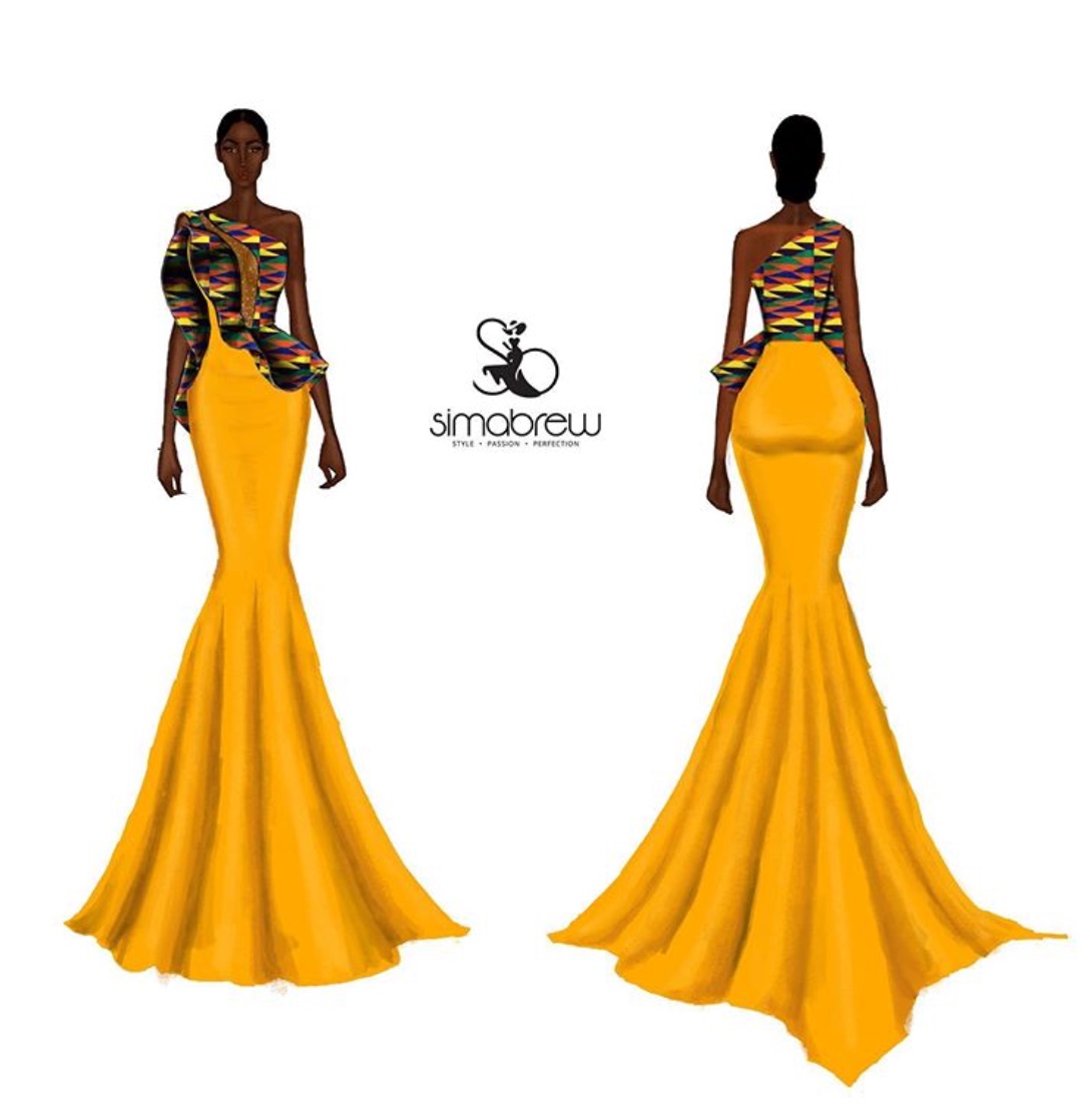 sima brew dress design