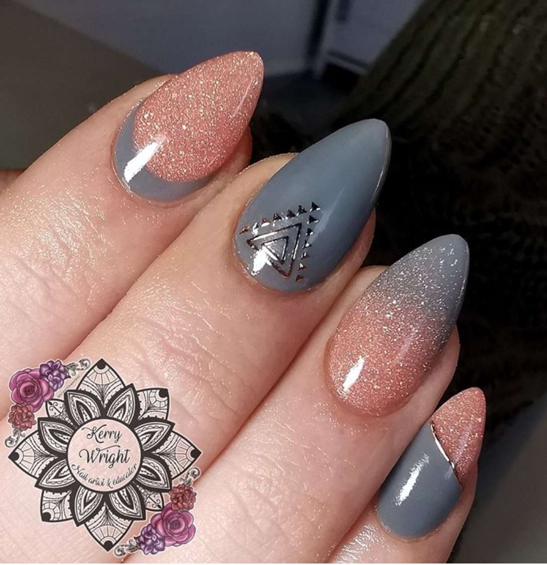 40+ Grey Nails Design Ideas The Glossychic