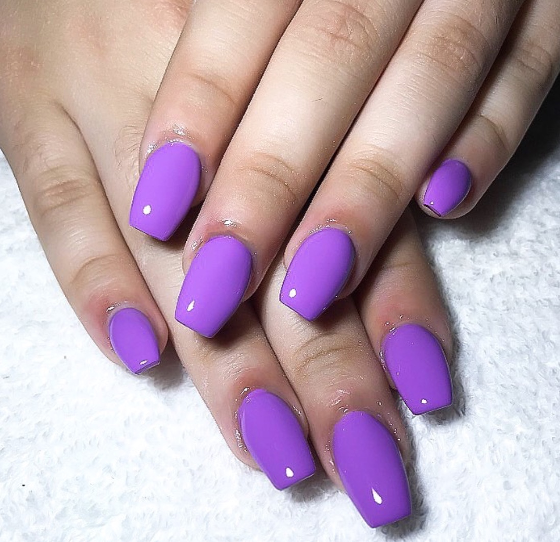 light purple nails design