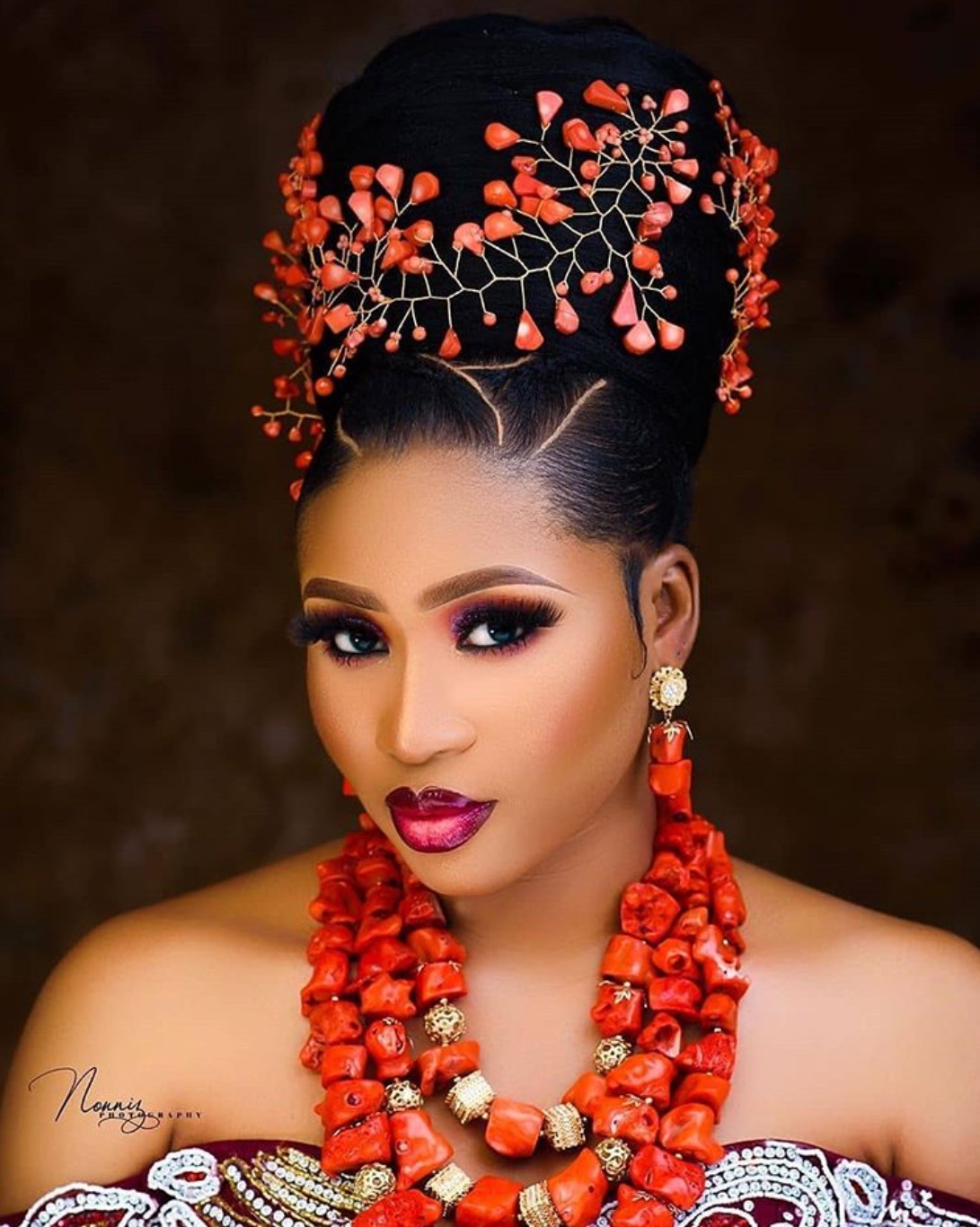 15 Gorgeous Bridal Looks For The Edo Bride - The Glossychic