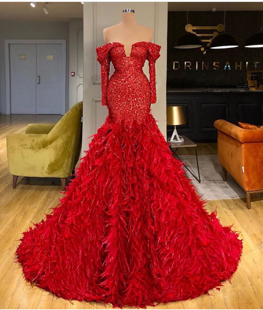 Red Prom Cocktail Dress