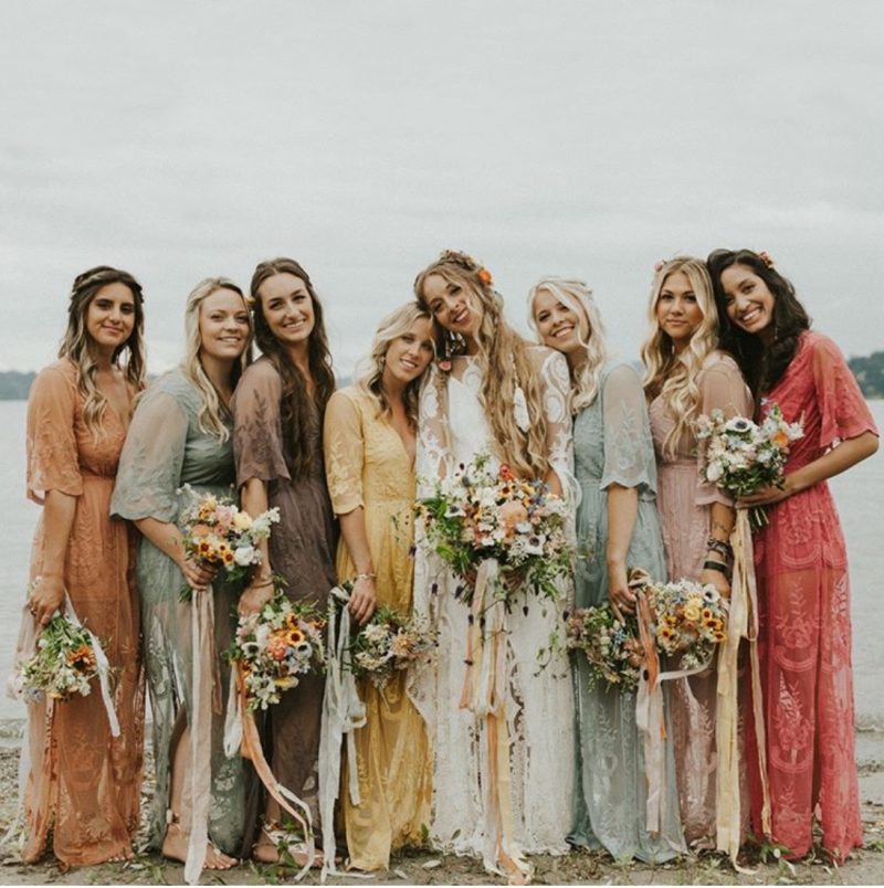 34 Boho Bridesmaid Dresses The Glossychic