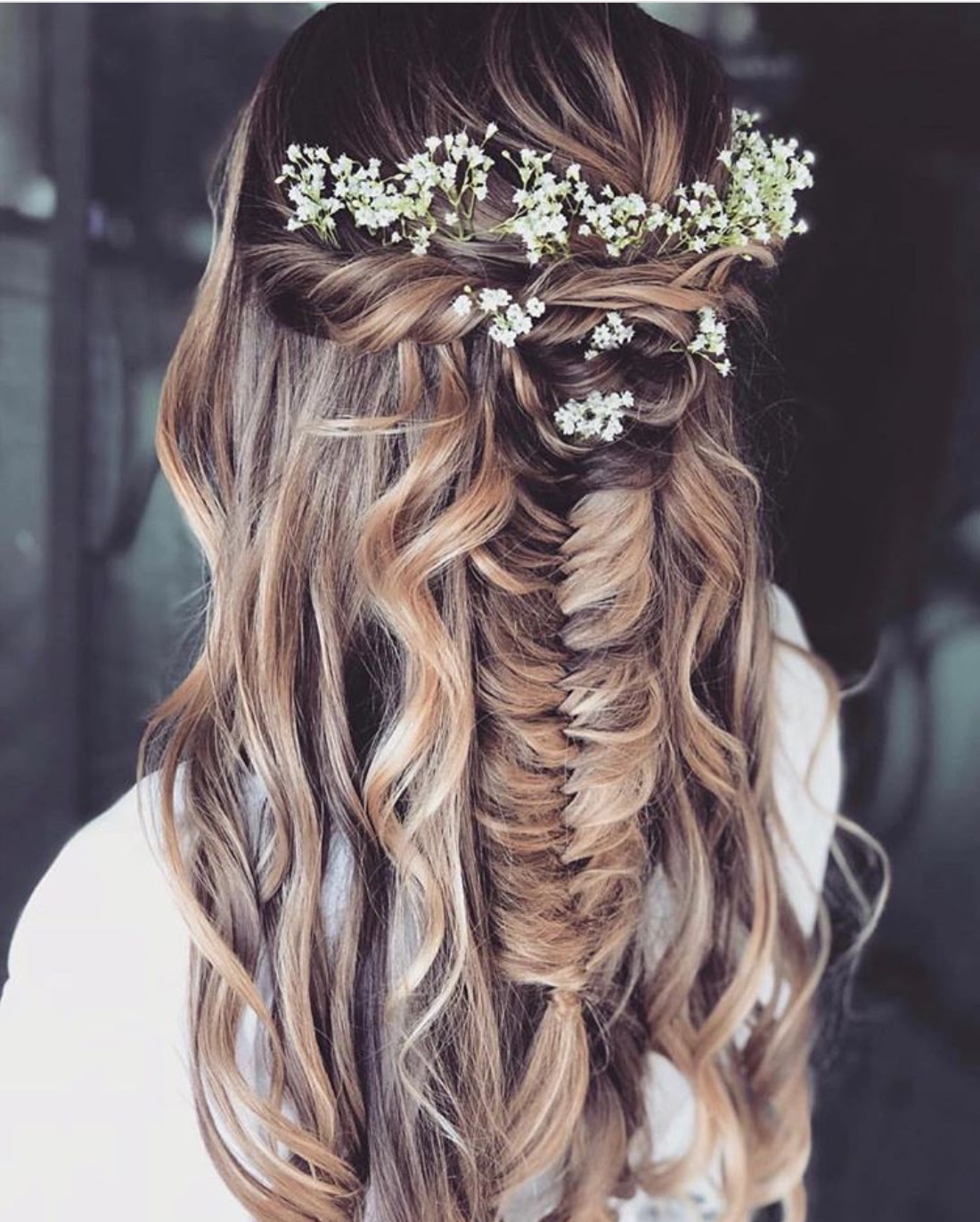 Boho bridal hairstyles 