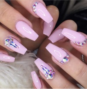 50+ Pretty Pink Nail Design Ideas - The Glossychic