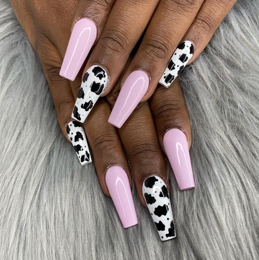 pink nails