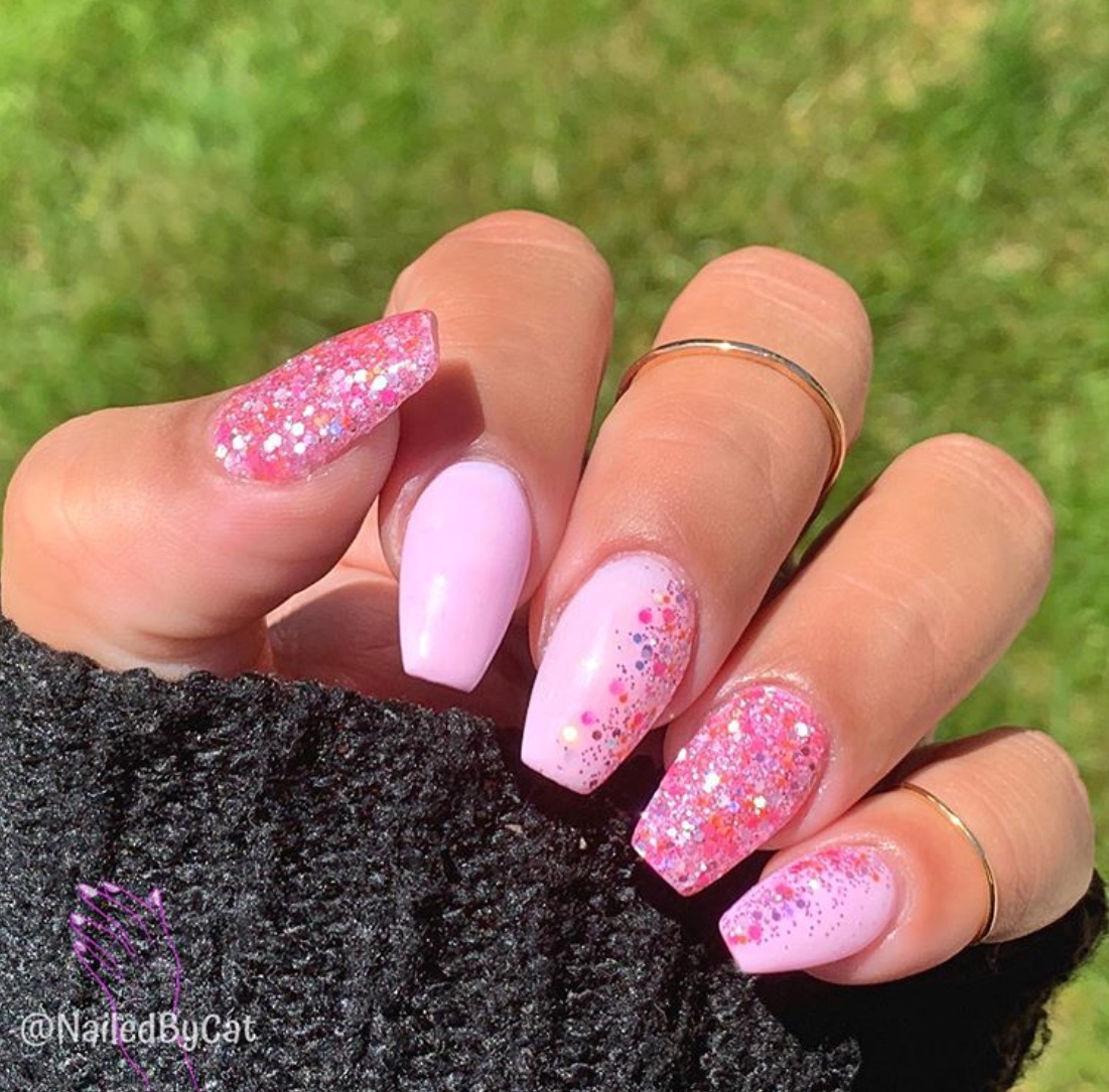 50+ Pretty Pink Nail Design Ideas - The Glossychic