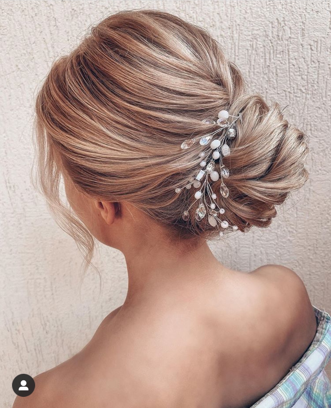 Bun hairstyles for brides