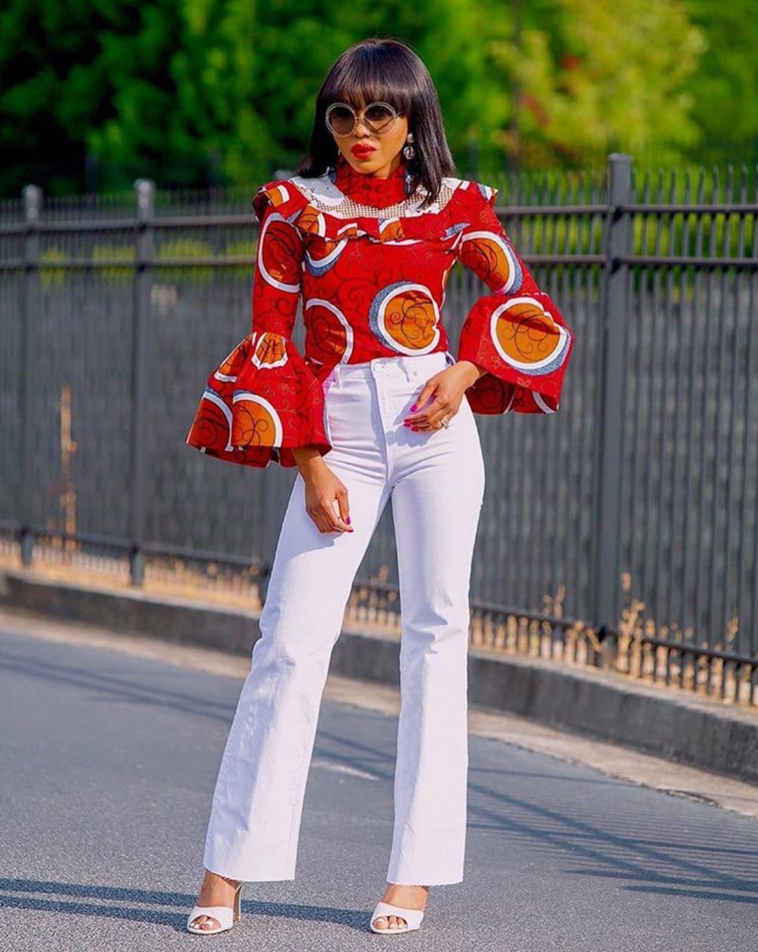 Ankara Styles For The Office - The Glossychic