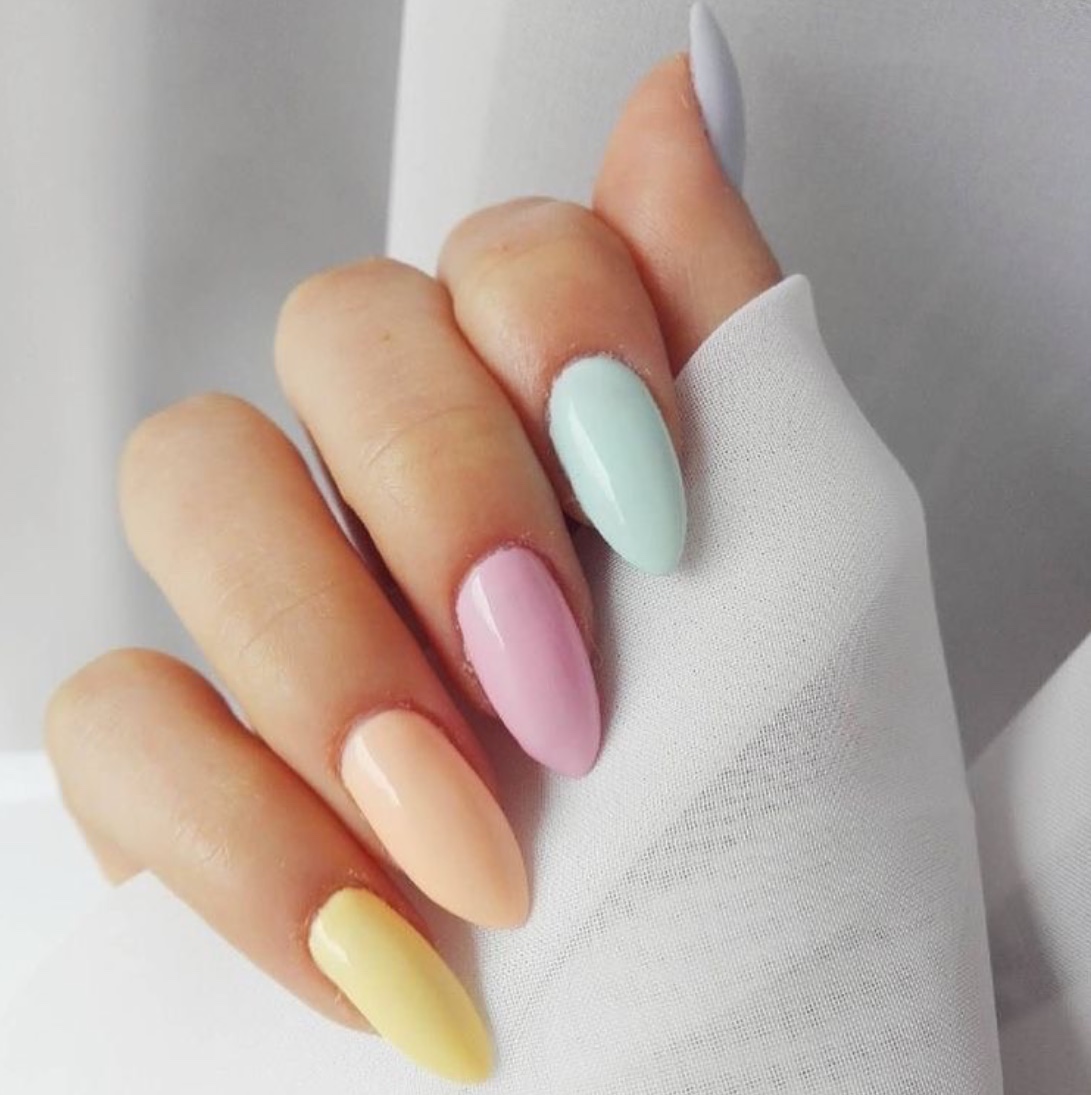 Beautiful MultiColored Nails Designs For Summer The Glossychic