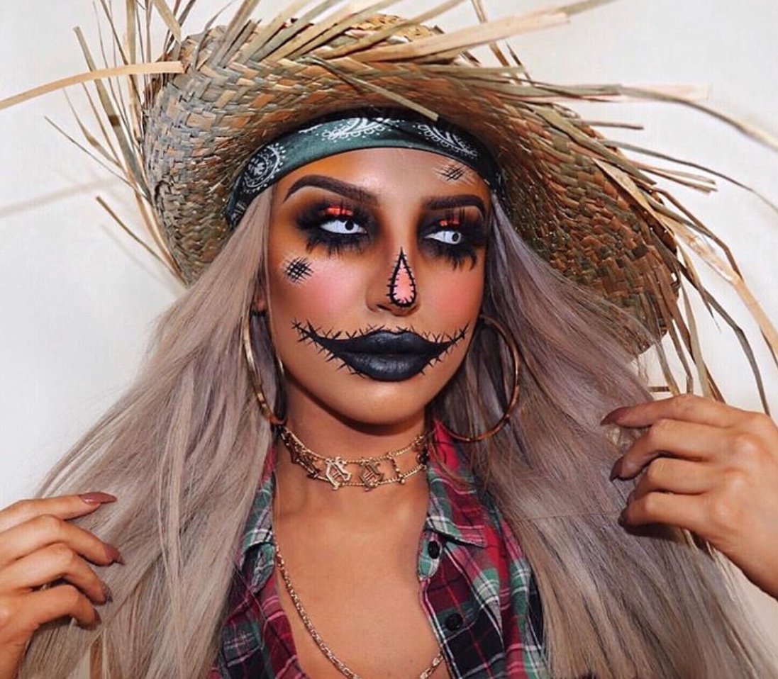 40+ Scarecrow Makeup Ideas For Halloween - The Glossychic