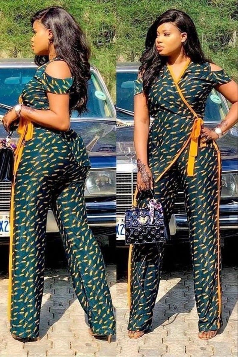 20+ Stylish Ankara Jumpsuit Styles To Rock - The Glossychic