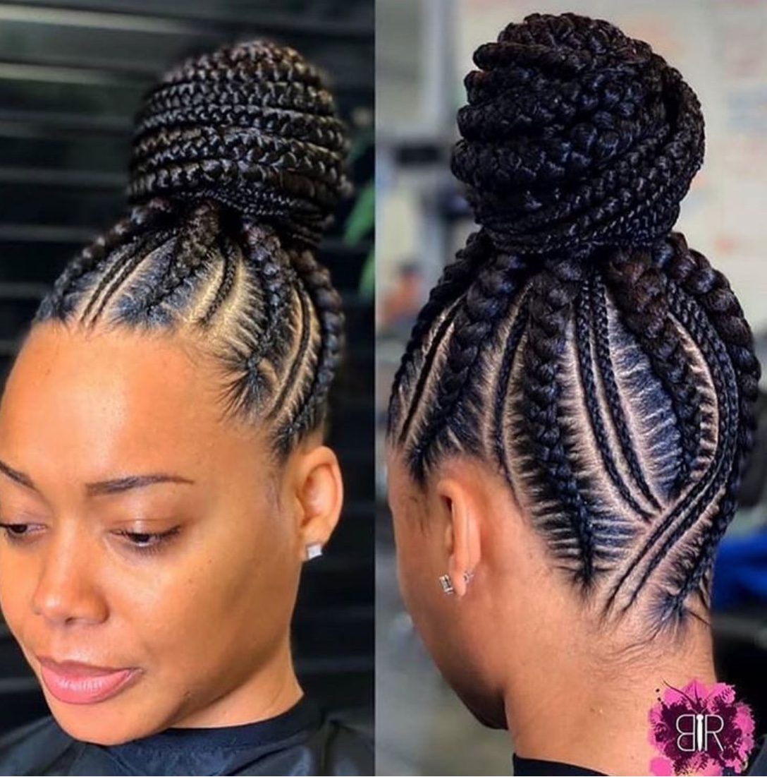 18 Stylish Cornrow Updo Hairstyles The Glossychic