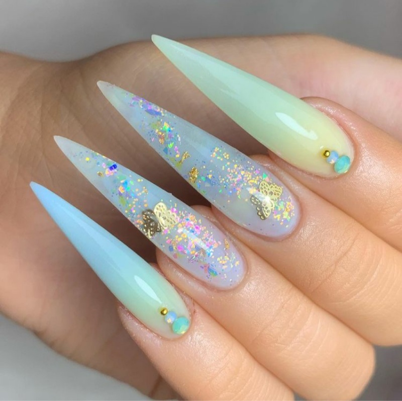 acrylic stiletto nails