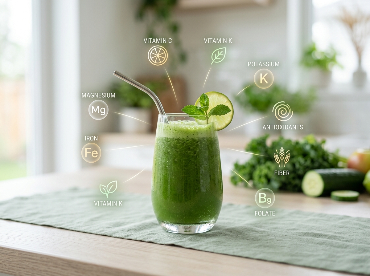 Nutrients in kale juice