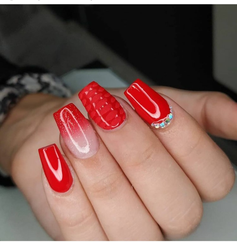 20 Hot Red Nail Designs For 2021 - The Glossychic