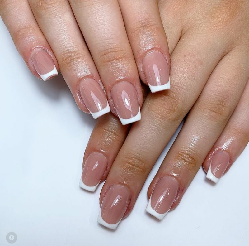 french tip nails 2021