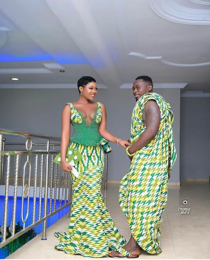 kente styles for engagement Ghana 2021