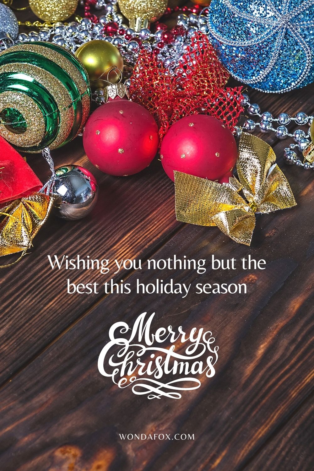 Merry Christmas from all of us! Here’s to a season of love and harmony!