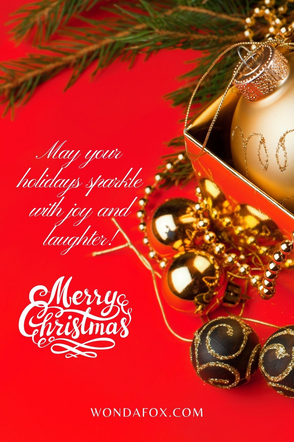 May your holidays sparkle with joy and laughter!