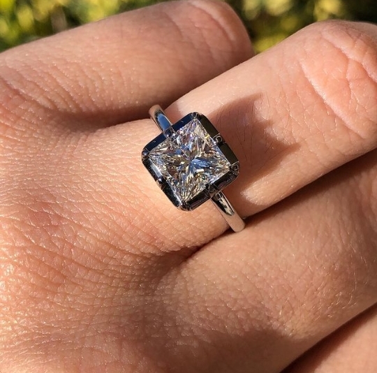 Princess-Cut Diamond Rings 