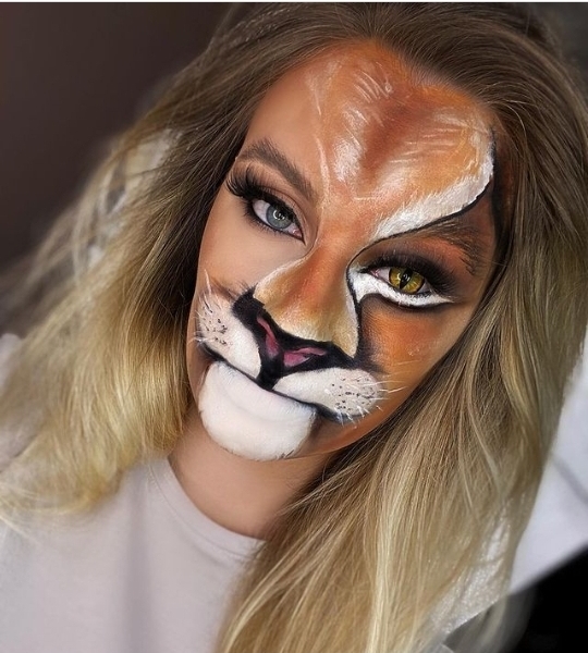 Halloween Lion makeups