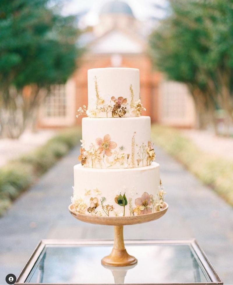 Fall wedding cakes