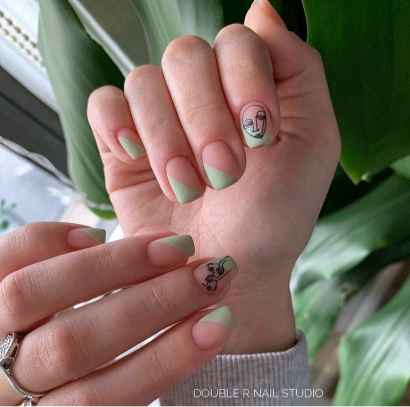 Beautiful nail designs with nail stickers