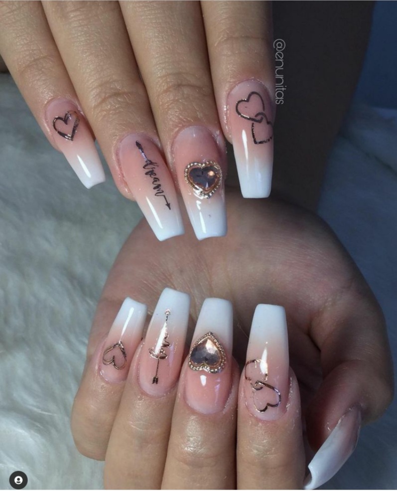soft romantic nails